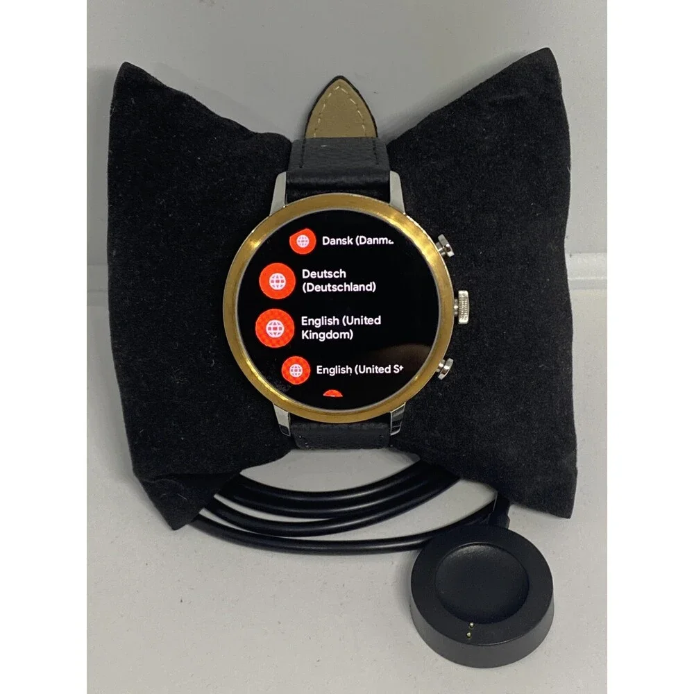 Fossil Gen 4 Authentic Digital Dial Smart Watch Custom Band FTW6016 AB164